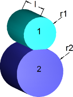 Hertzsche Pressung an einem Zylinder